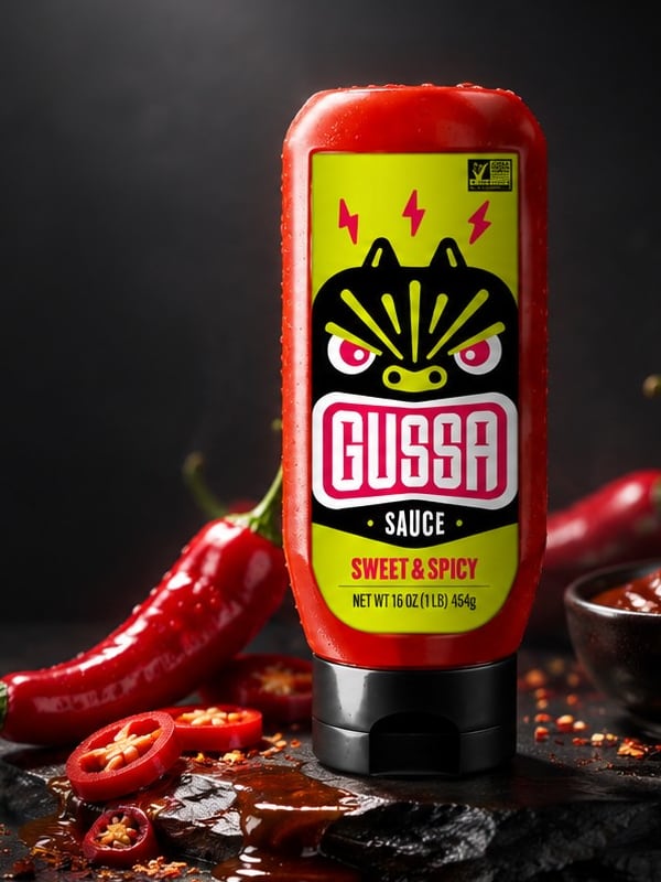 GUSSA Sweet & Spicy bottle
